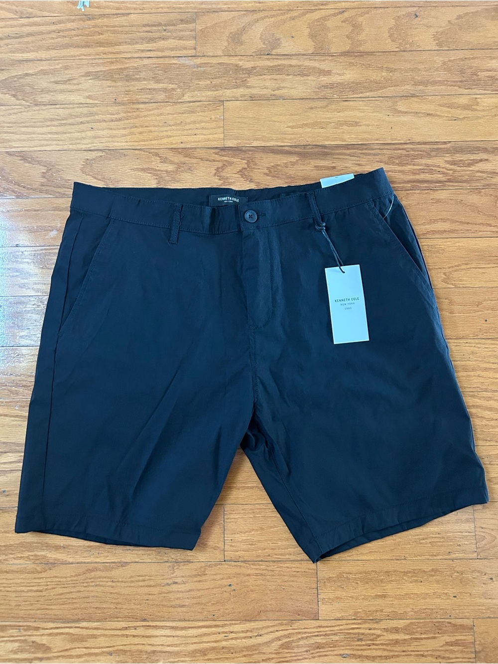 Kenneth Cole Black Men's Casual Stretch slim fit Shorts size 38